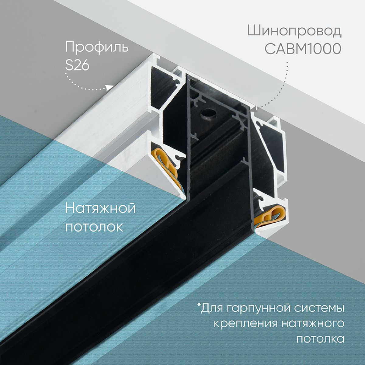 Угловой элемент для профиля Feron 48287