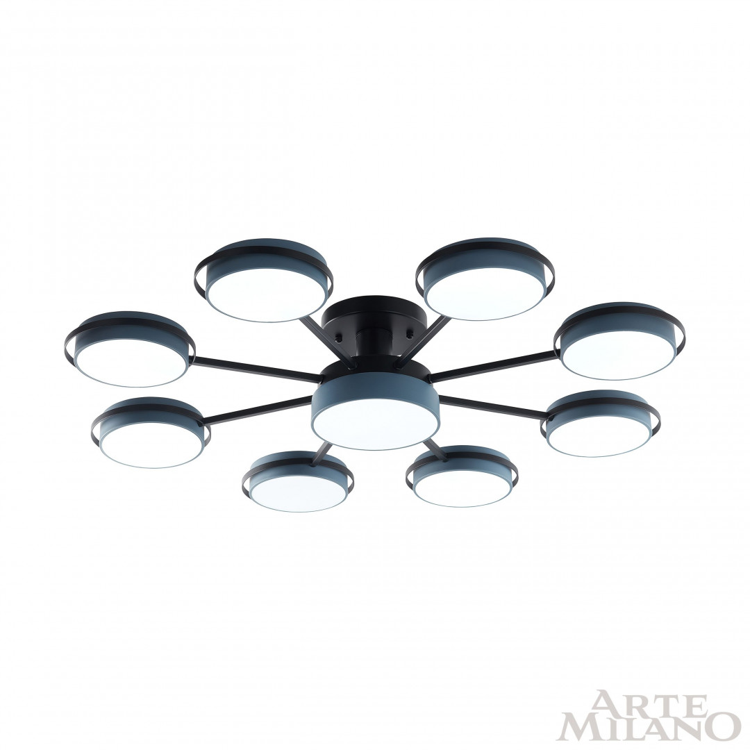 Потолочная люстра Arte Milano Ferrara 250406/8+1 Gr