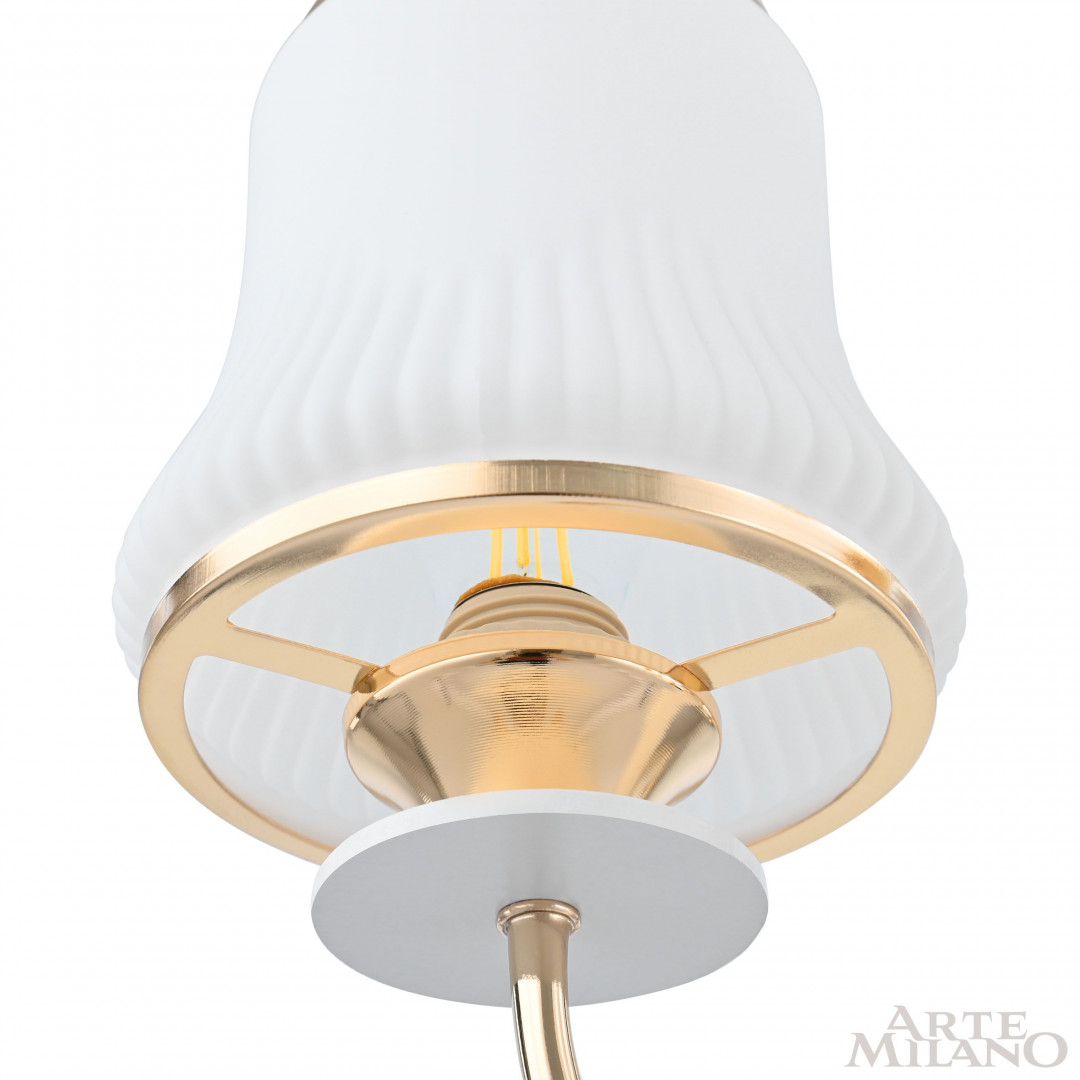 Подвесная люстра Arte Milano Florentia-1097 301097/3 Wh/Gd