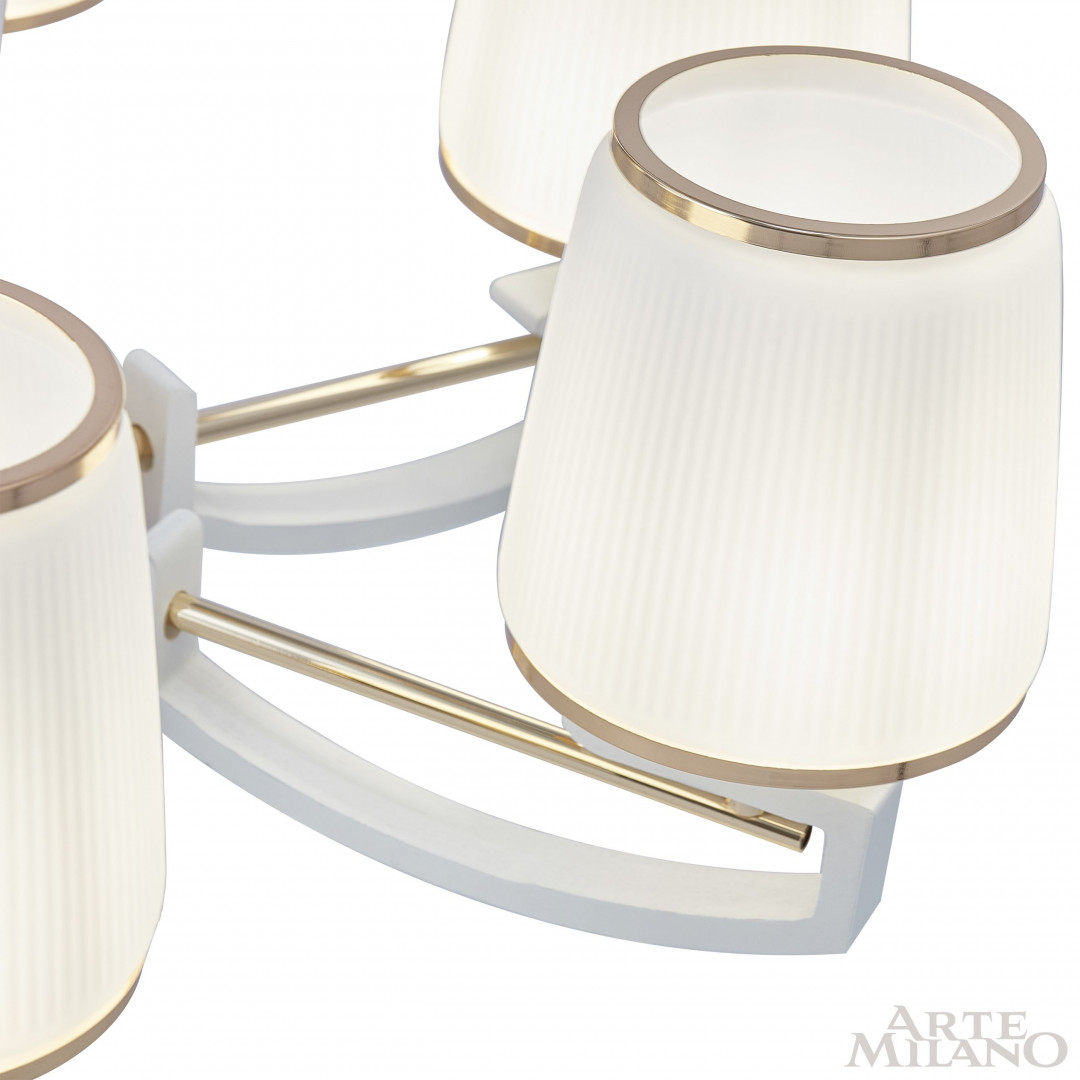 Подвесная люстра Arte Milano Florentia-2457 302457/6 Wh/Gd
