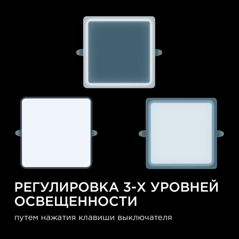 Встраиваемая светодиодная панель Apeyron FLP 06-130