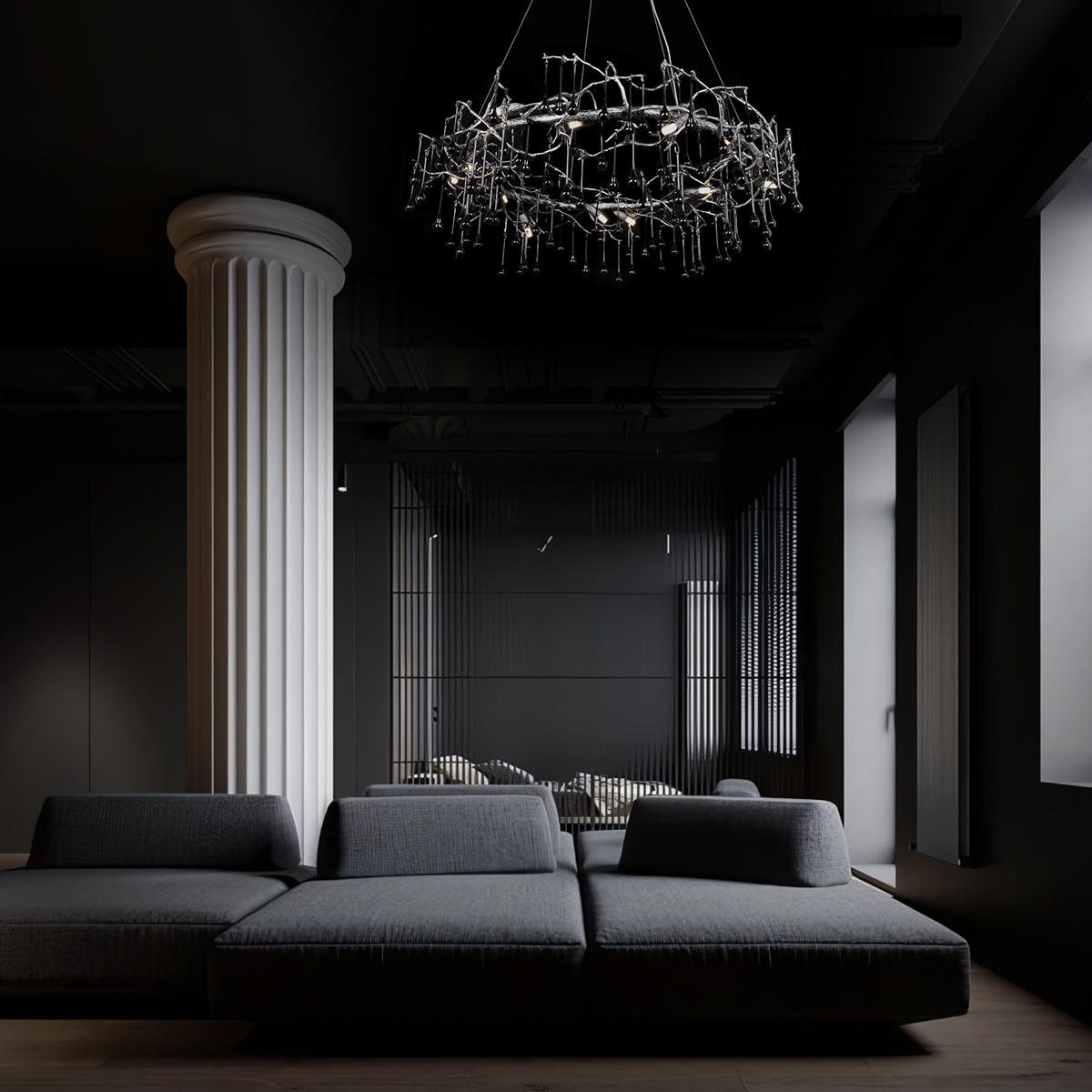 Подвесная люстра Loft IT Bijout 10067/1500 BK