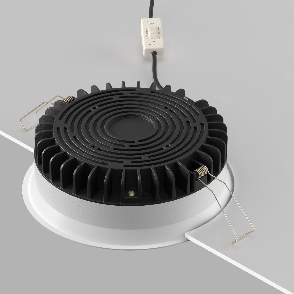 Встраиваемый светильник Maytoni Technical Downlight Okno DL055-18W3-4-6K-W