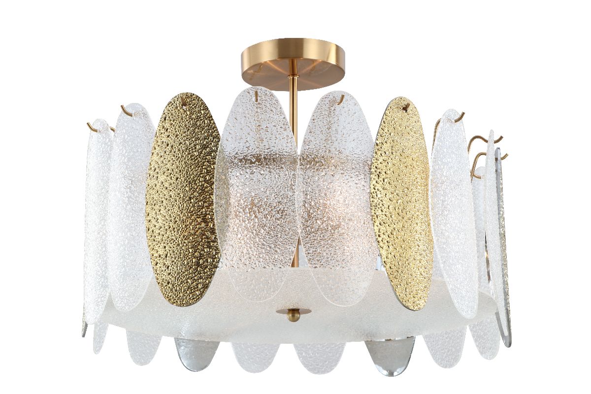 Люстра на штанге iLamp Dolce 15552-6 ANB+MULT