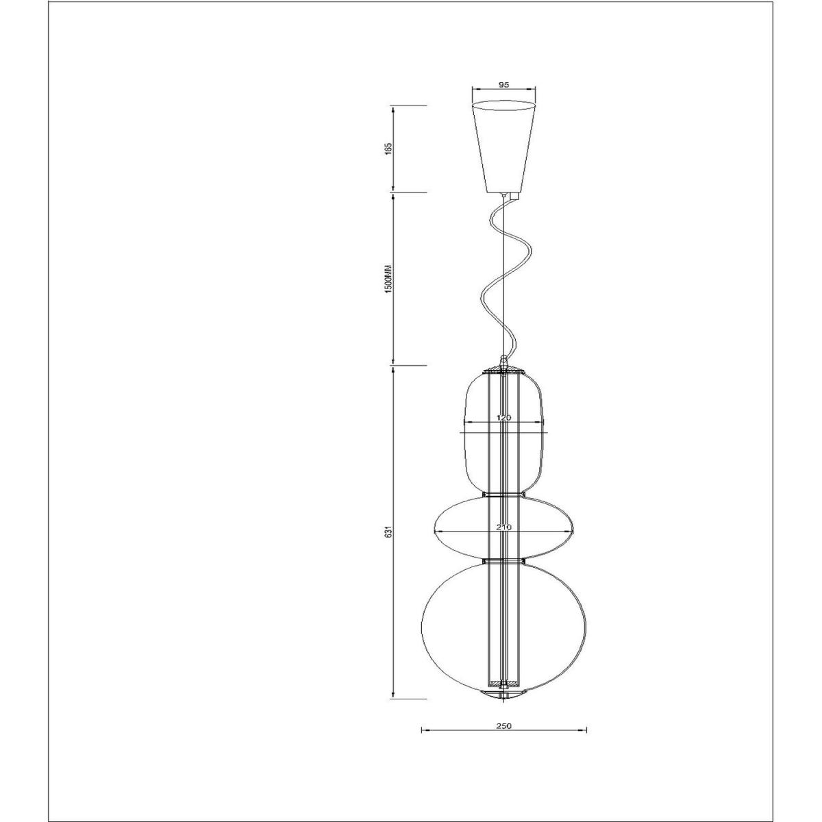 Подвесной светильник Favourite Vapor 4254-3P