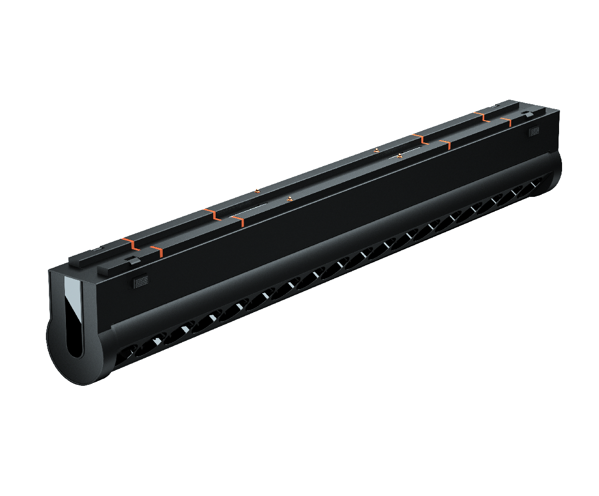 Трековый магнитный светильник iLedex Vision 4825-041-L305-18W-36DG-3000K-BK