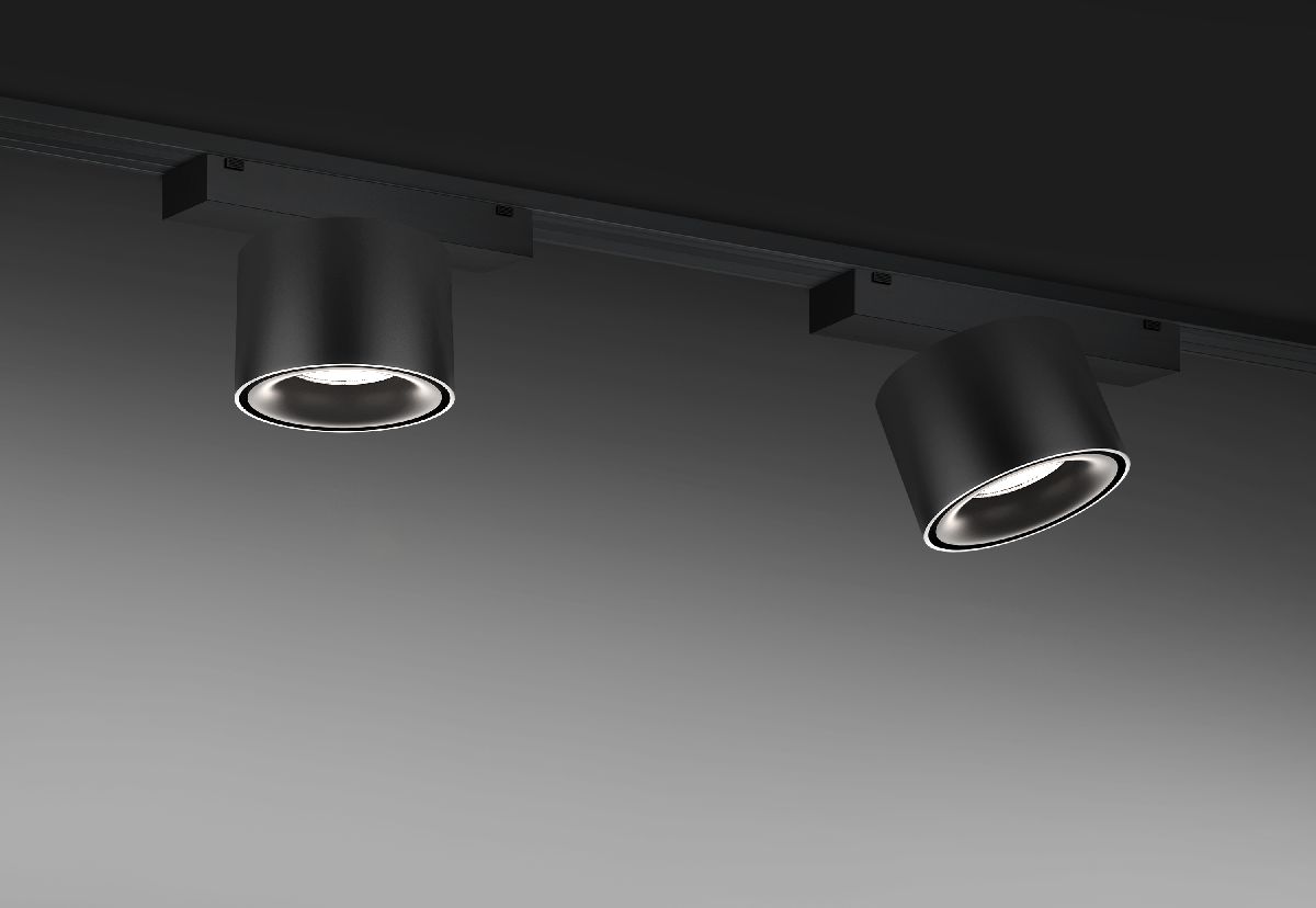 Трековый магнитный светильник iLedex Vision 4825-049-D74-10W-60DG-4000K-BK