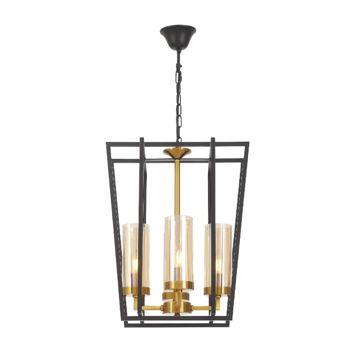 Подвесная люстра Lumina Deco Afres LDP 1246-4 BK+MD