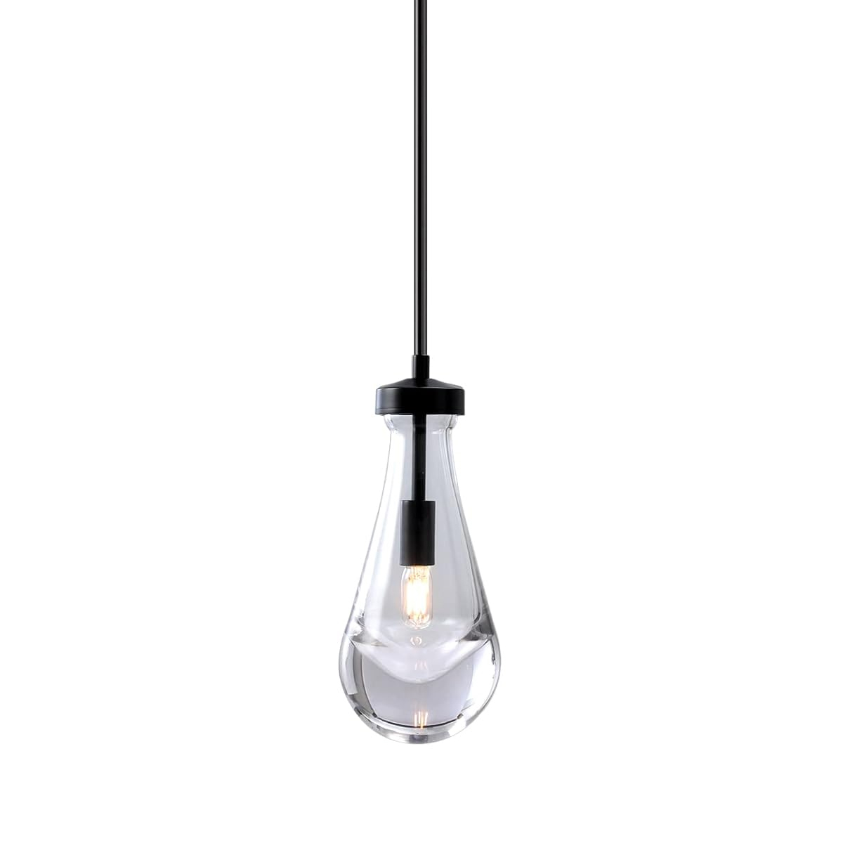 Подвесной светильник DeLight Collection Raindrop MT9093-1H black brushed gold