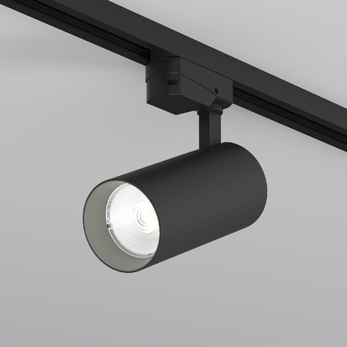 Трековый однофазный светильник Denkirs Solid Koper DK6454-BK