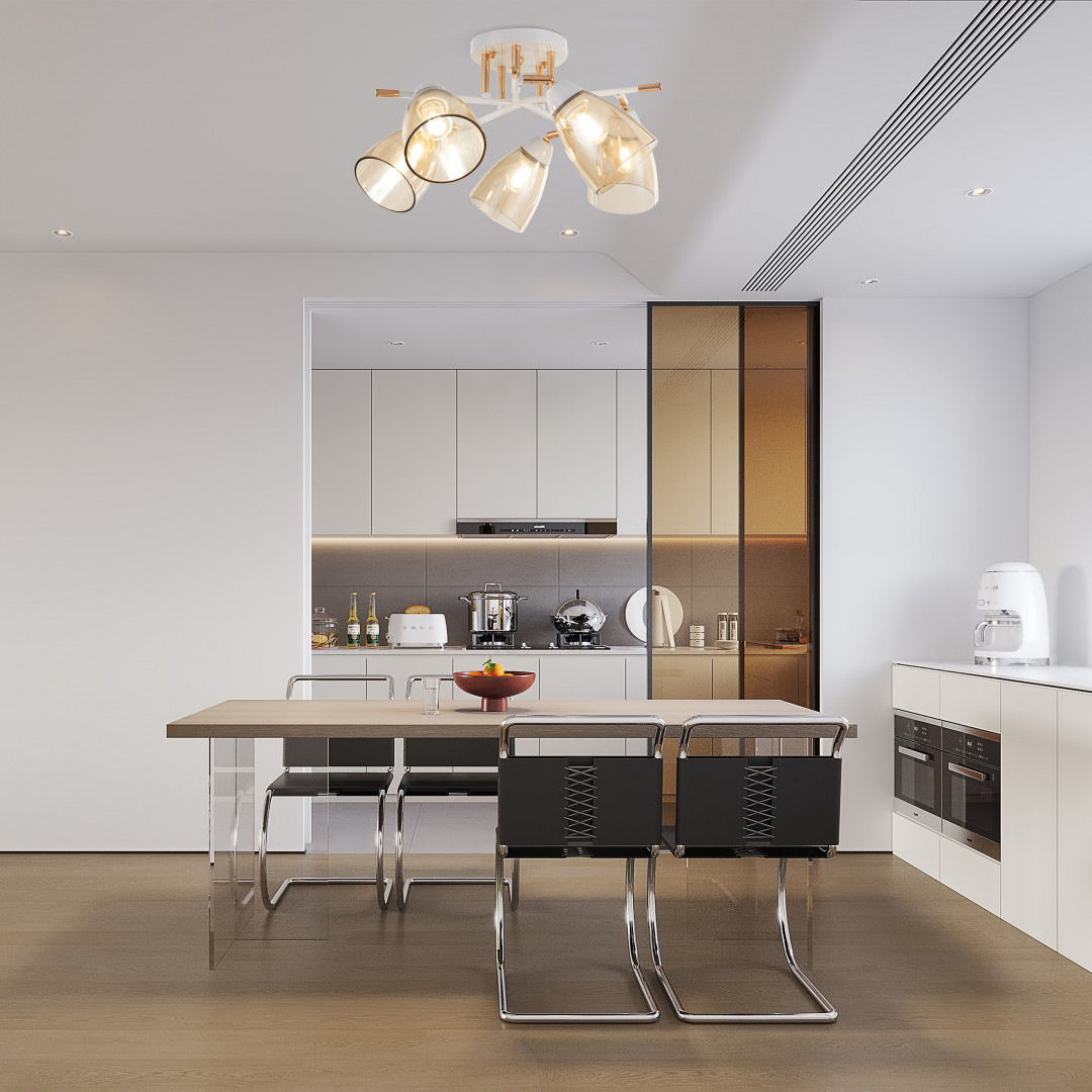 Потолочная люстра Arte Milano Amalfi 327410/5 FG+WH