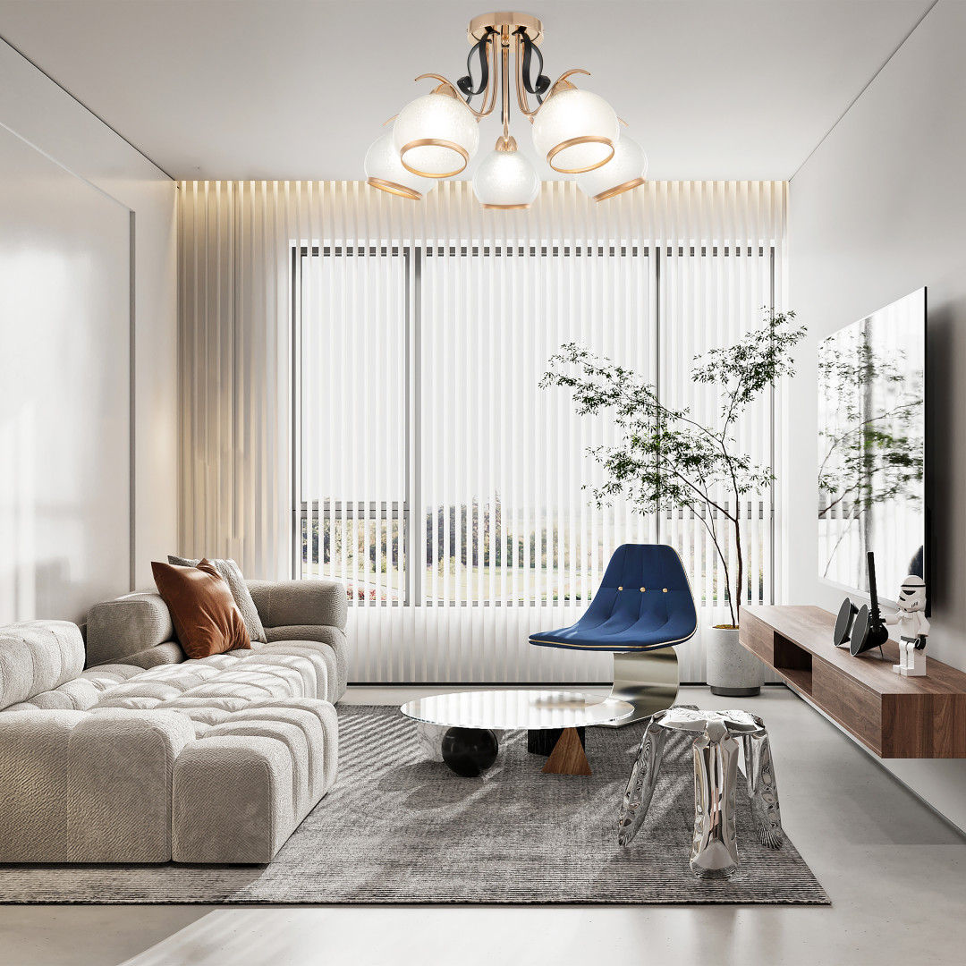Потолочная люстра Arte Milano Amalfi 323306/5 FG+BK