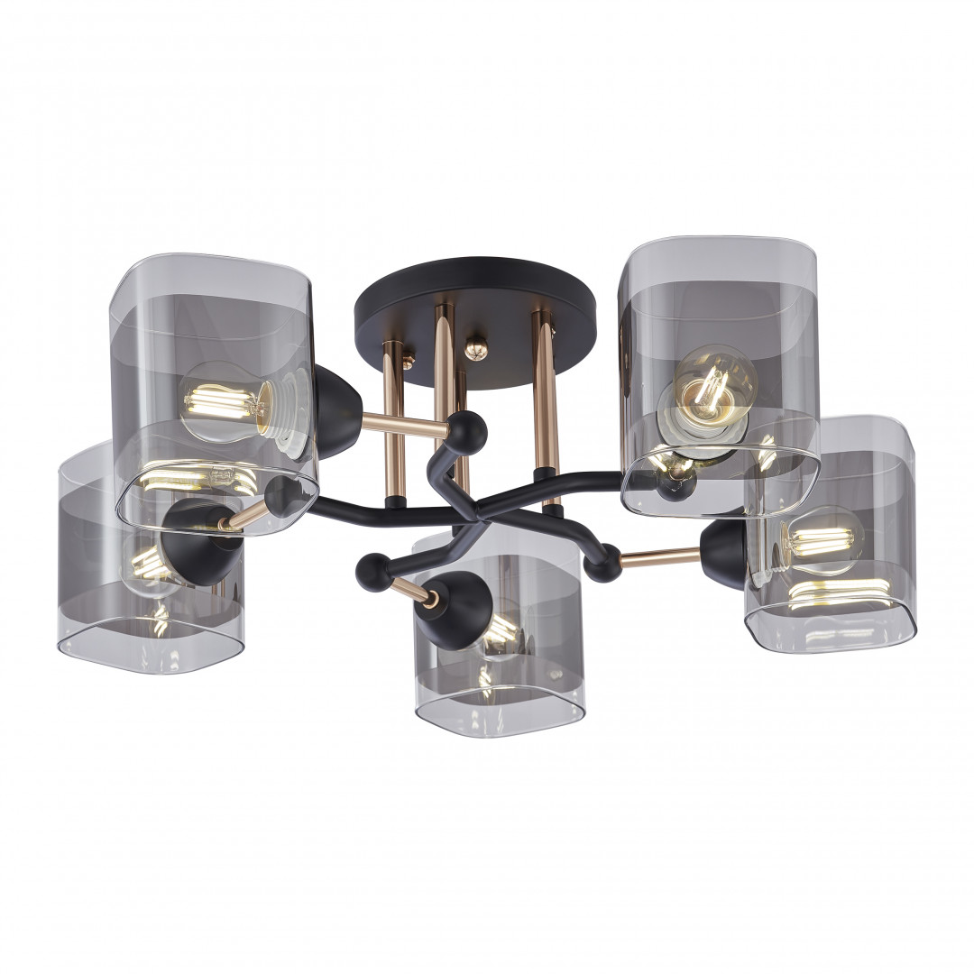 Потолочная люстра Arte Milano Amalfi 324308/5 BK+FG