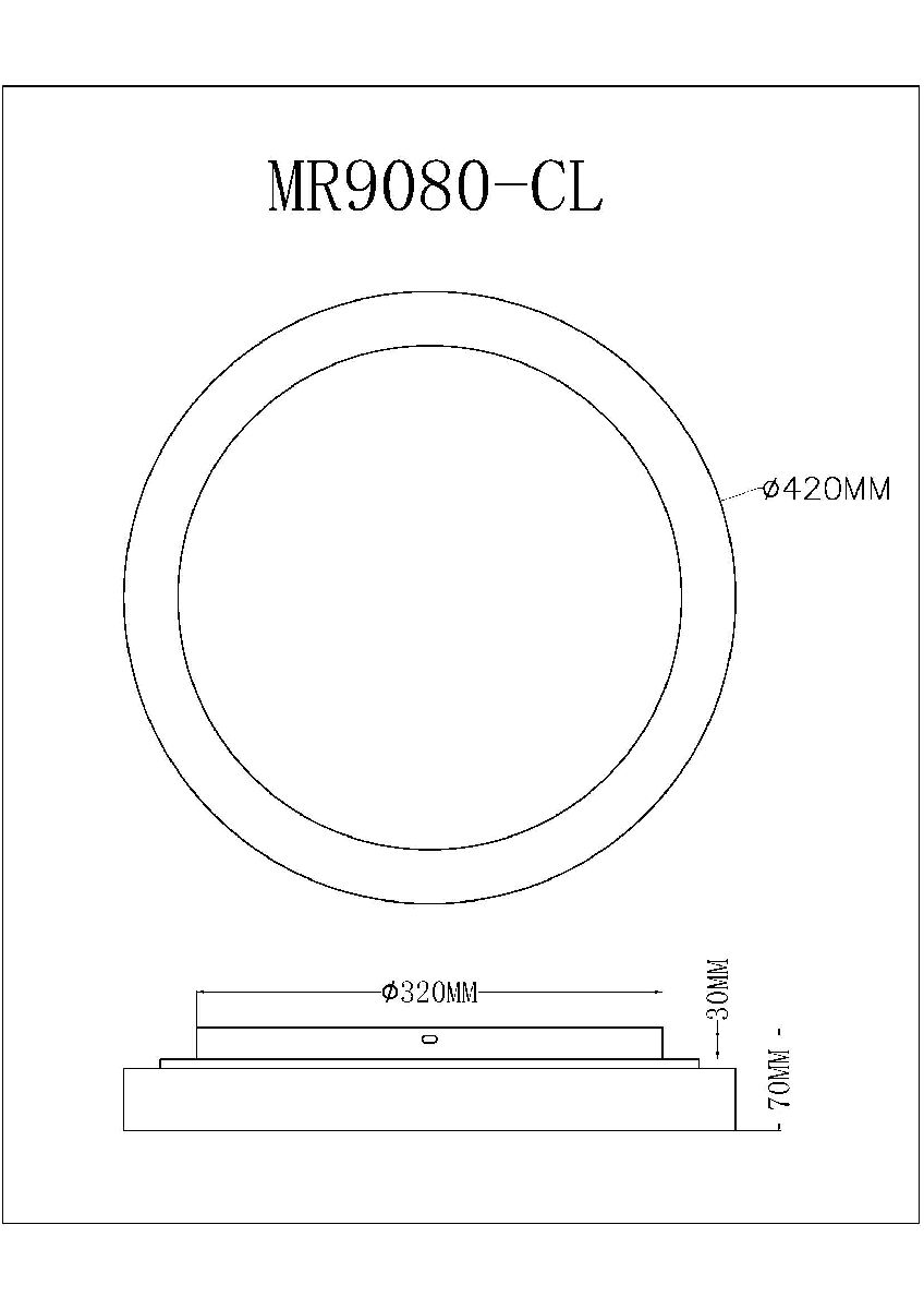 Потолочный светильник Myfar Neso MR9080-CL