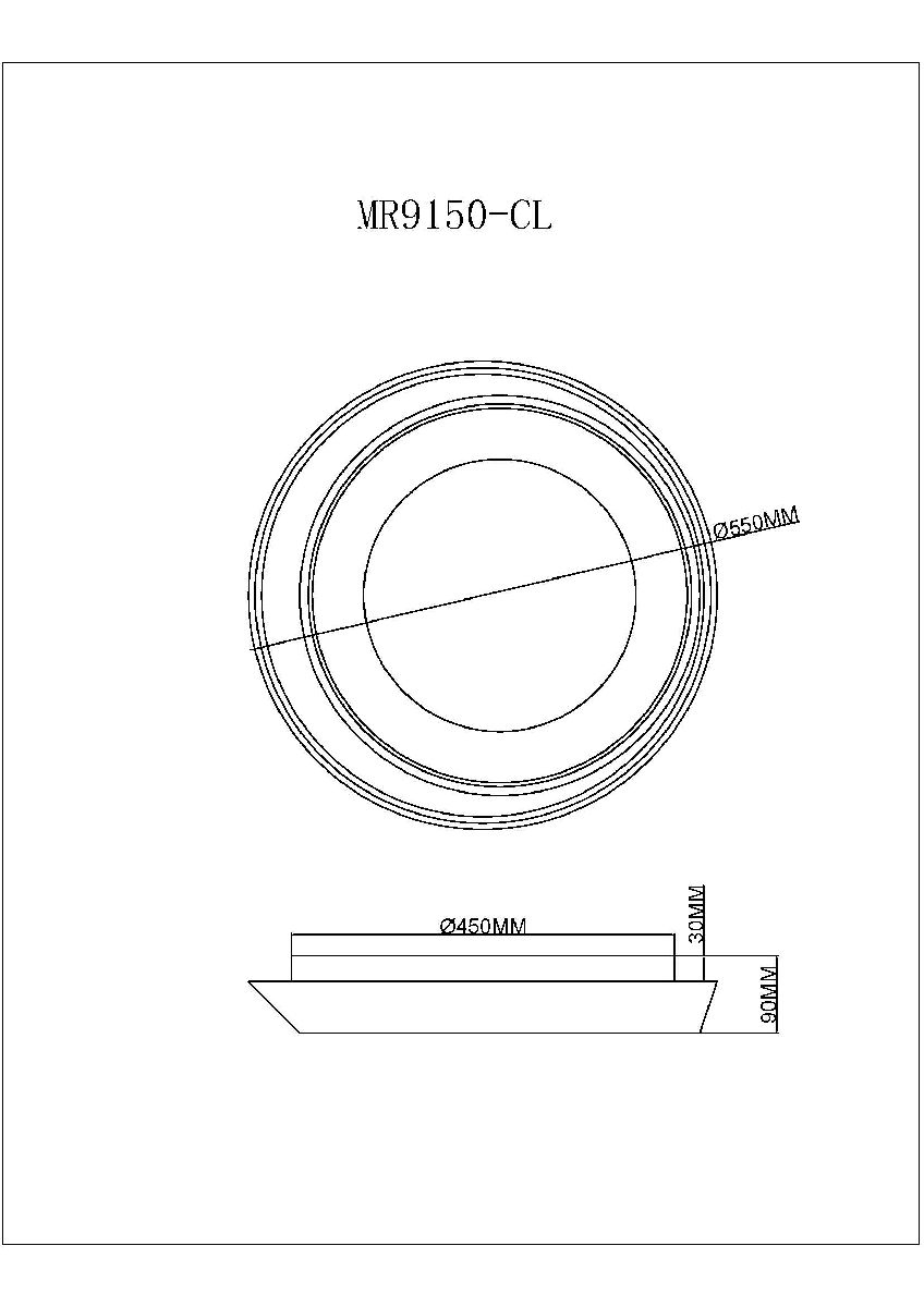 Потолочный светильник Myfar Phoebe MR9150-CL