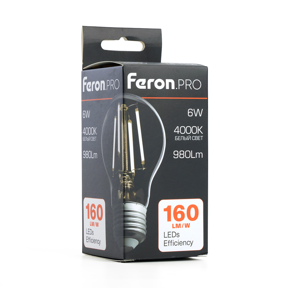 Светодиодная лампа Feron LB-1106 E27 6W 4000K 48890