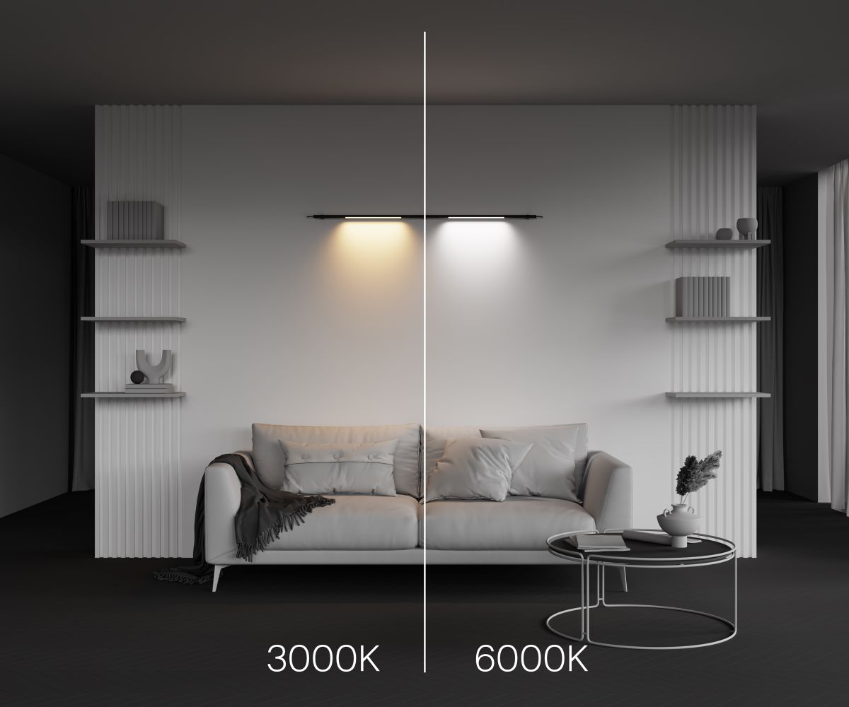 Трековый светильник Maytoni Basis C100CL-L500-12W3-6K-B