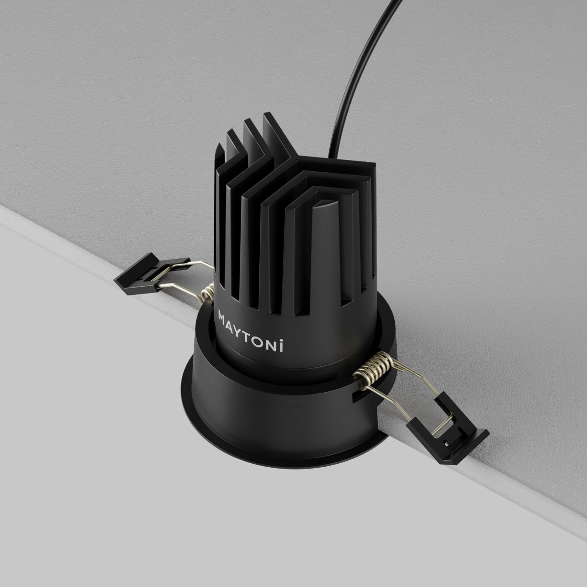 Встраиваемый светильник Maytoni Dip DL117-15W-2.7K-B