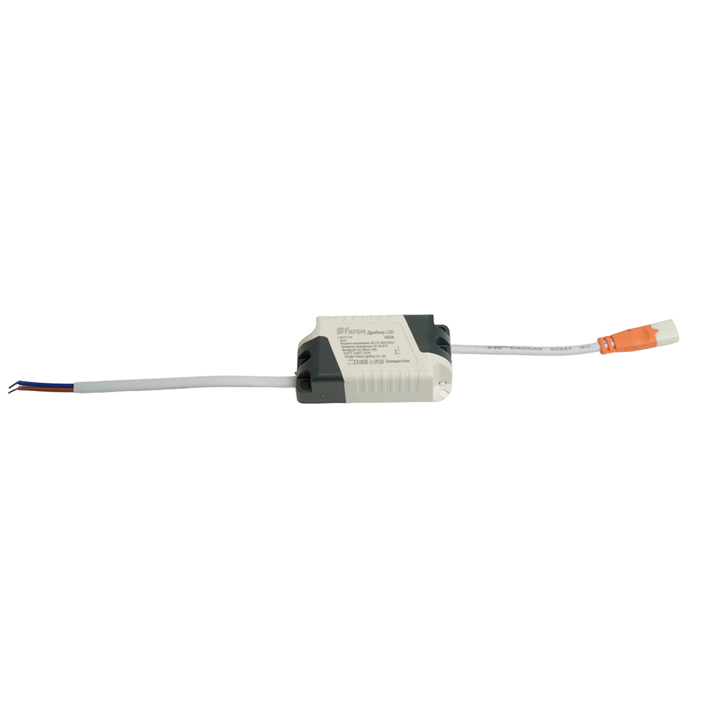 Трансформатор Feron LB0170 6Вт DC54-87В 0.08A IP20 48838