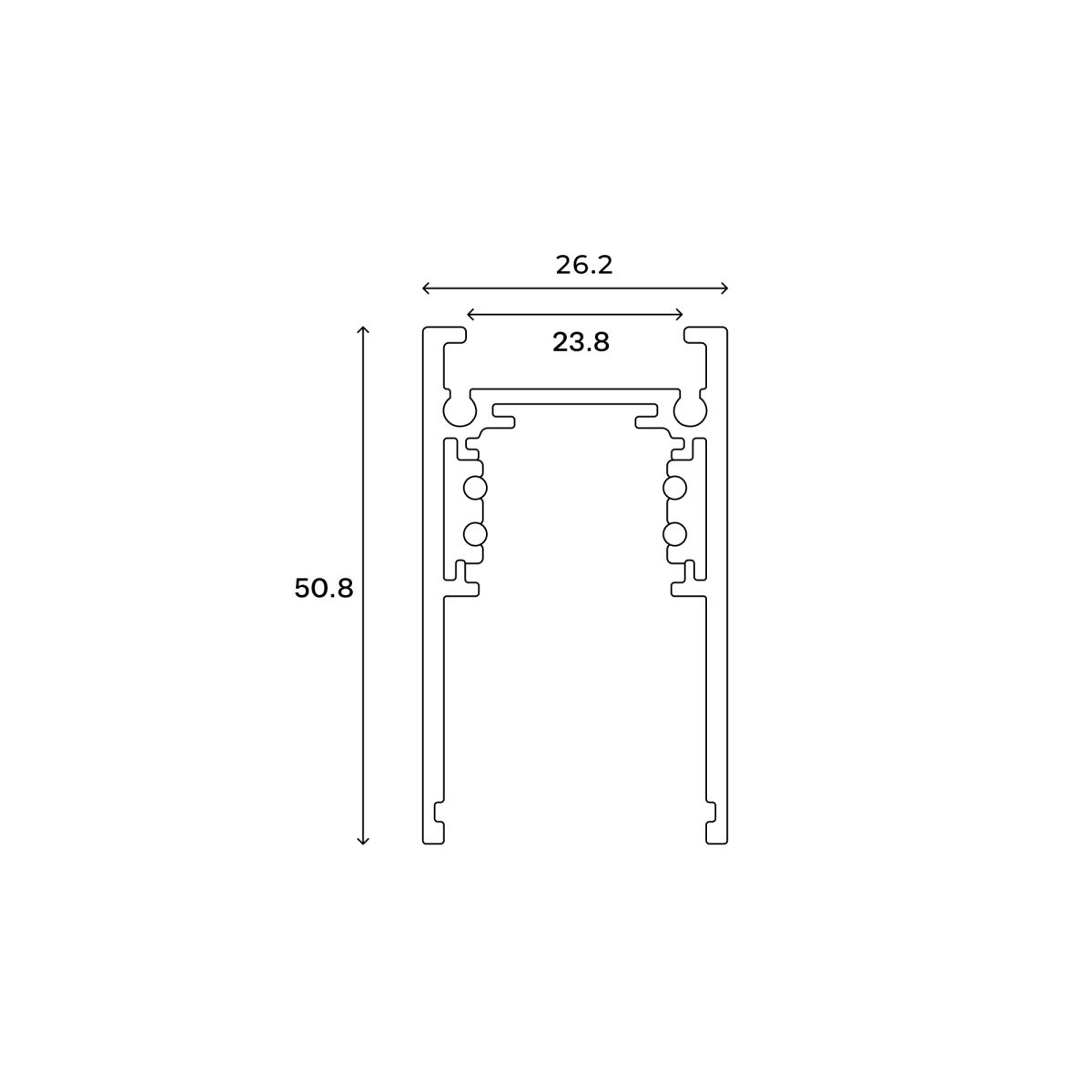 Шинопровод магнитный накладной Hesby Lighting ElDeko HSBL_0052_1