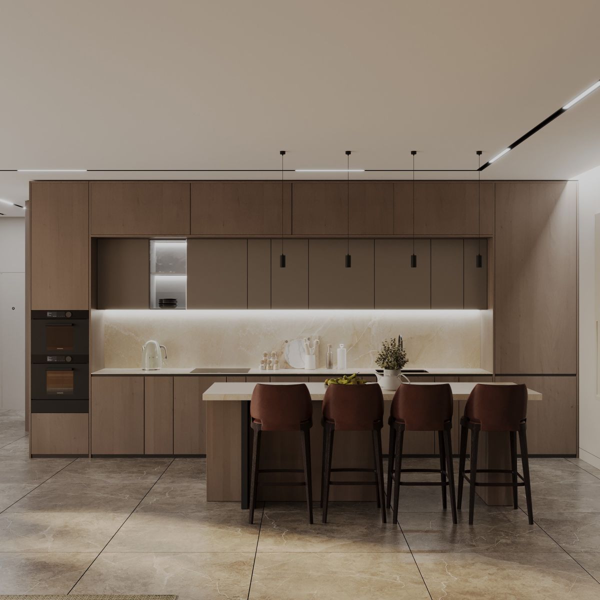Шинопровод магнитный под натяжной потолок Hesby Lighting ElDeko HSBL_0186