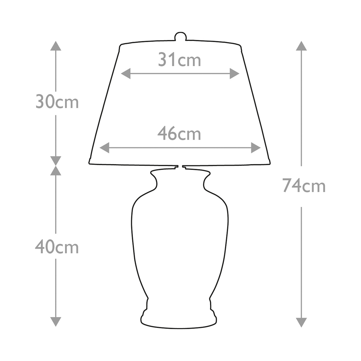 Настольная лампа Elstead Lighting MORRIS-TL-LARGE