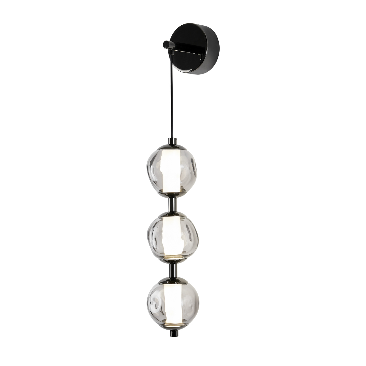 Бра Delight Collection OB2437 pearl black/smoke