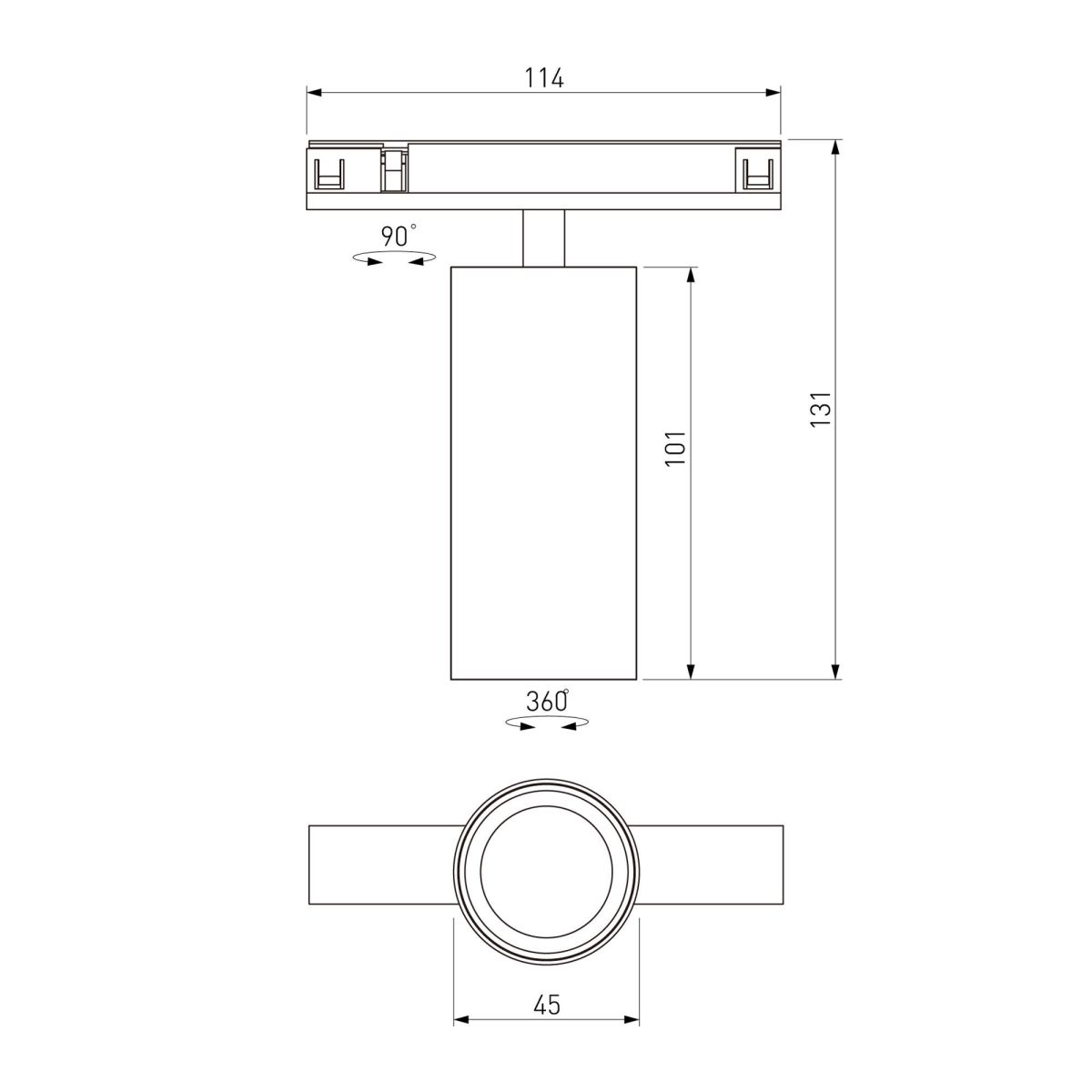 Трековый магнитный светильник Elektrostandard 85525/01 4690389218729 a071846