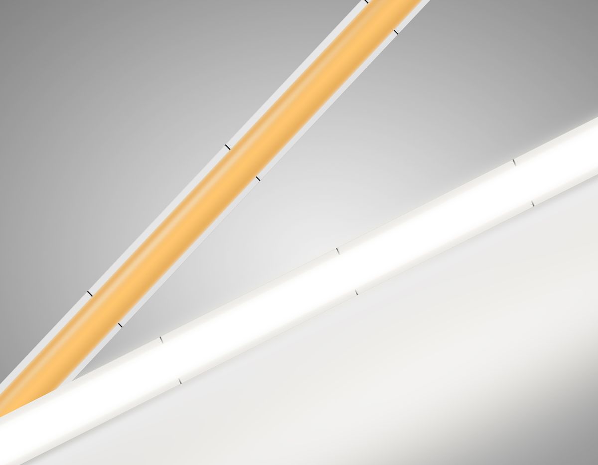 Светодиодная лента Ambrella Light Illumination COB 400Led/10W m/ 24V IP20 4500K/ 5m*5mm*2.1mm (2 конт.) GS4612