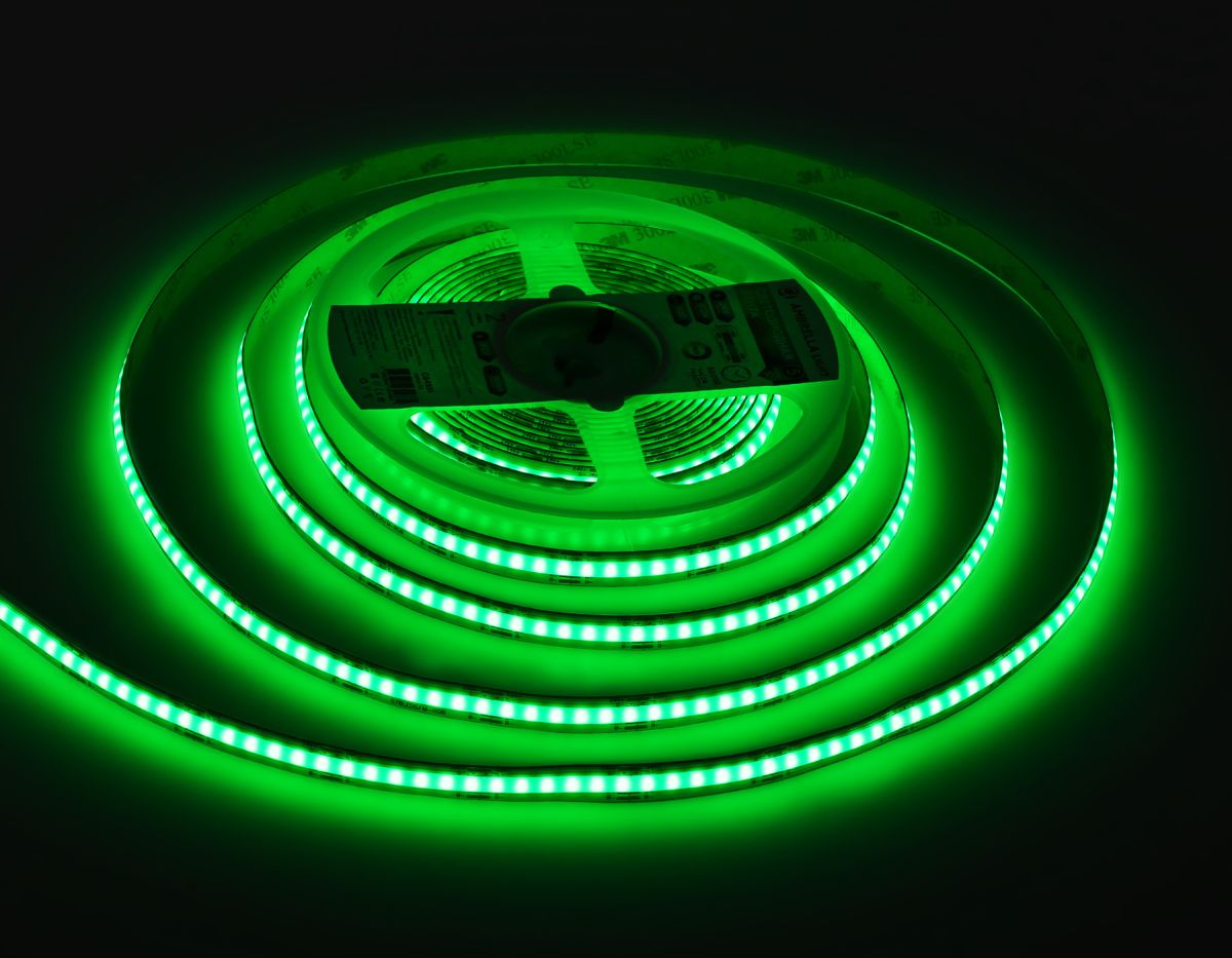 Светодиодная лента Ambrella Light Illumination COB 576Led/ 14W m/ 24V IP20 RGB/ 5m*10mm*3mm (4 конт.) GS4951