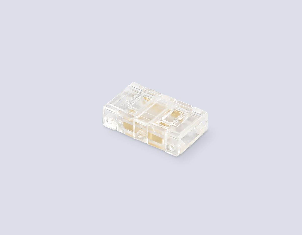 Соединитель прямой Ambrella Light Illumination COB CCT 12/24V для лент 8mm (3 конт.) (10шт. в комплекте) GS6366