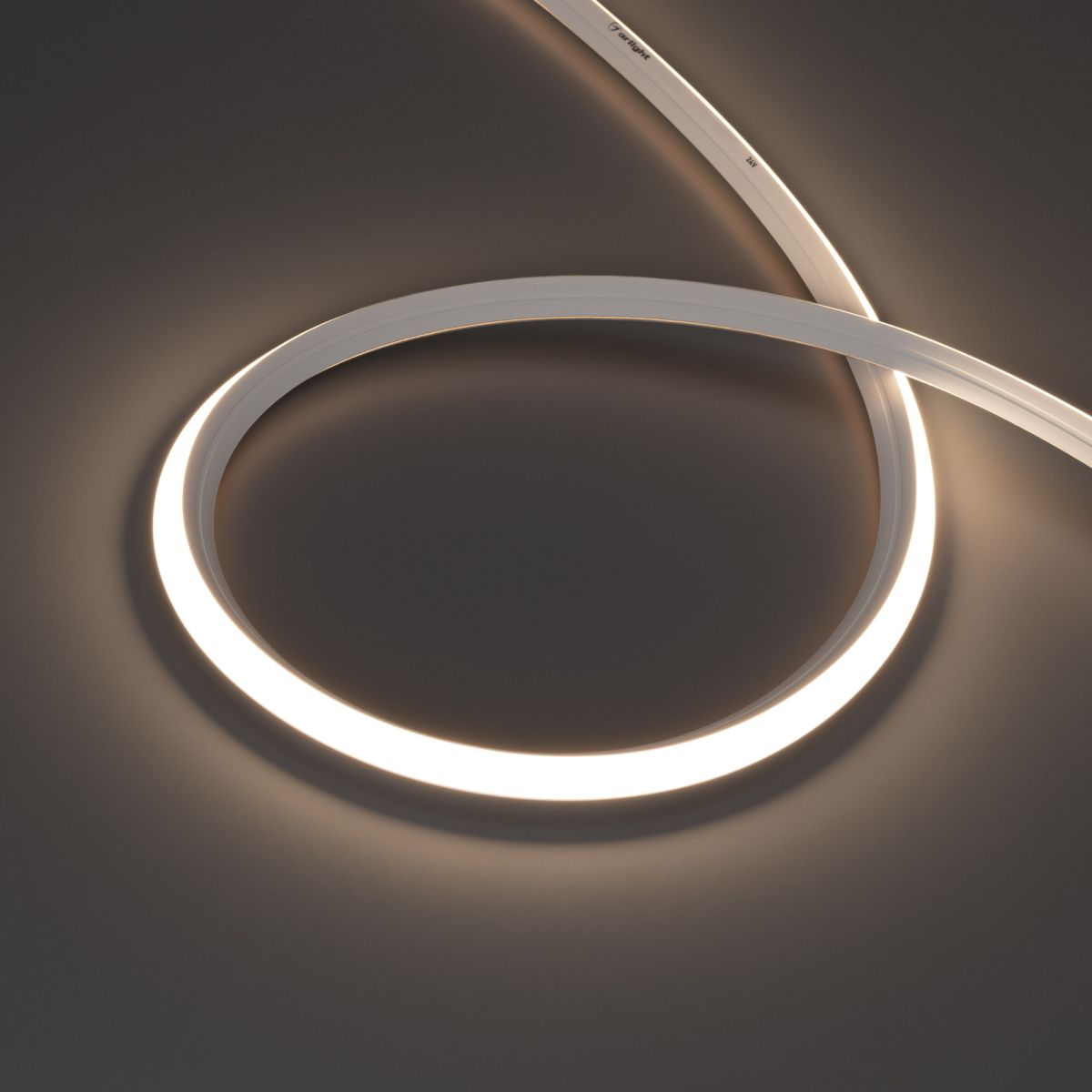 Светодиодная лента герметичная Arlight MOONLIGHT-3D-X544-10x10mm 24V Day4000 (8 W/m, IP67, 5m, wire x1) (Вывод боковой) 041501