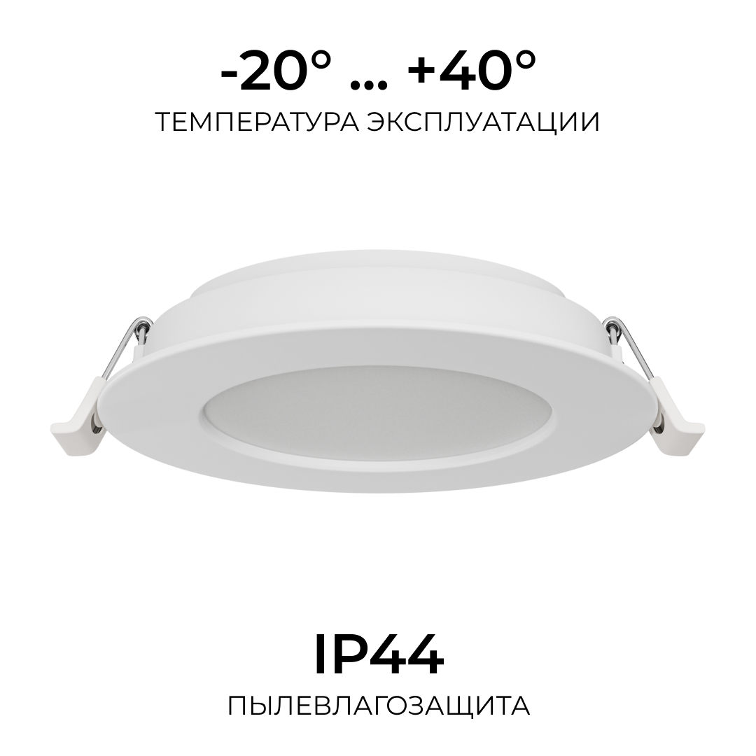 Встраиваемая светодиодная панель Apeyron 3 ССT 06-162