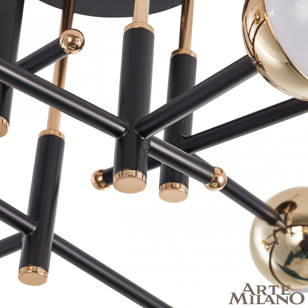 Потолочный светильник Arte Milano Ferrara 273299/6 BK/GD