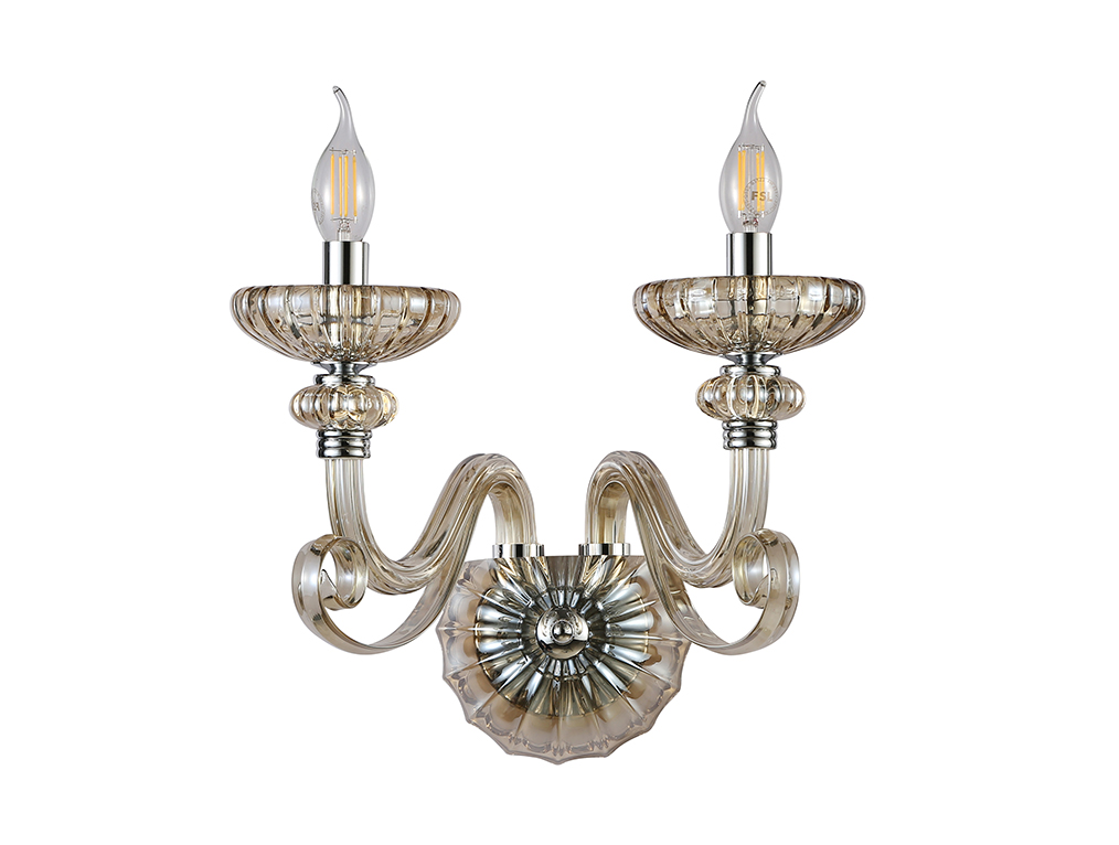 Бра Newport 8622/A chrome cognac М0071596