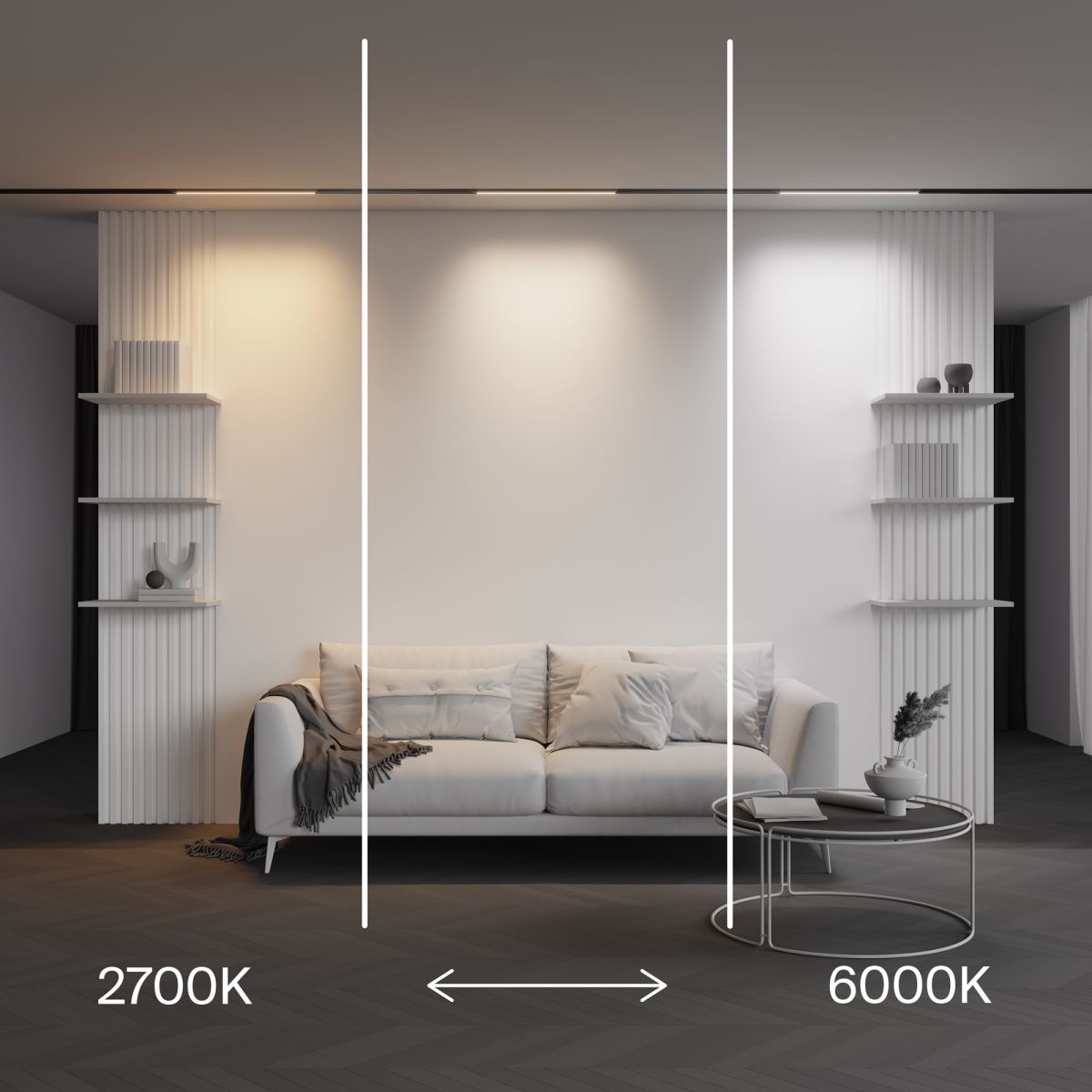 Трековый магнитный светильник Maytoni Technical Basis Exility X TR240-4-12WTW-DSZ-B
