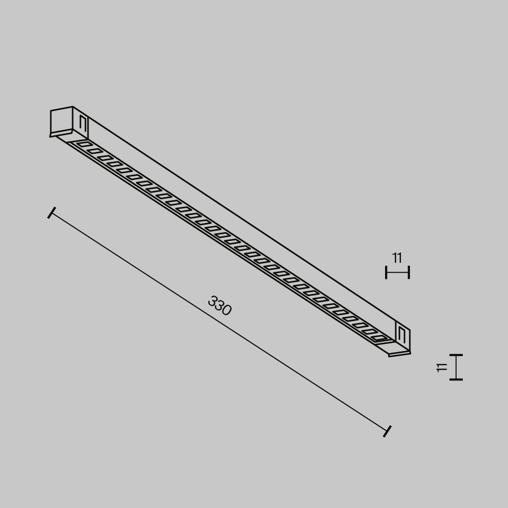 Трековый магнитный светильник Maytoni Technical Points Exility X TR241-2-6W4K-B