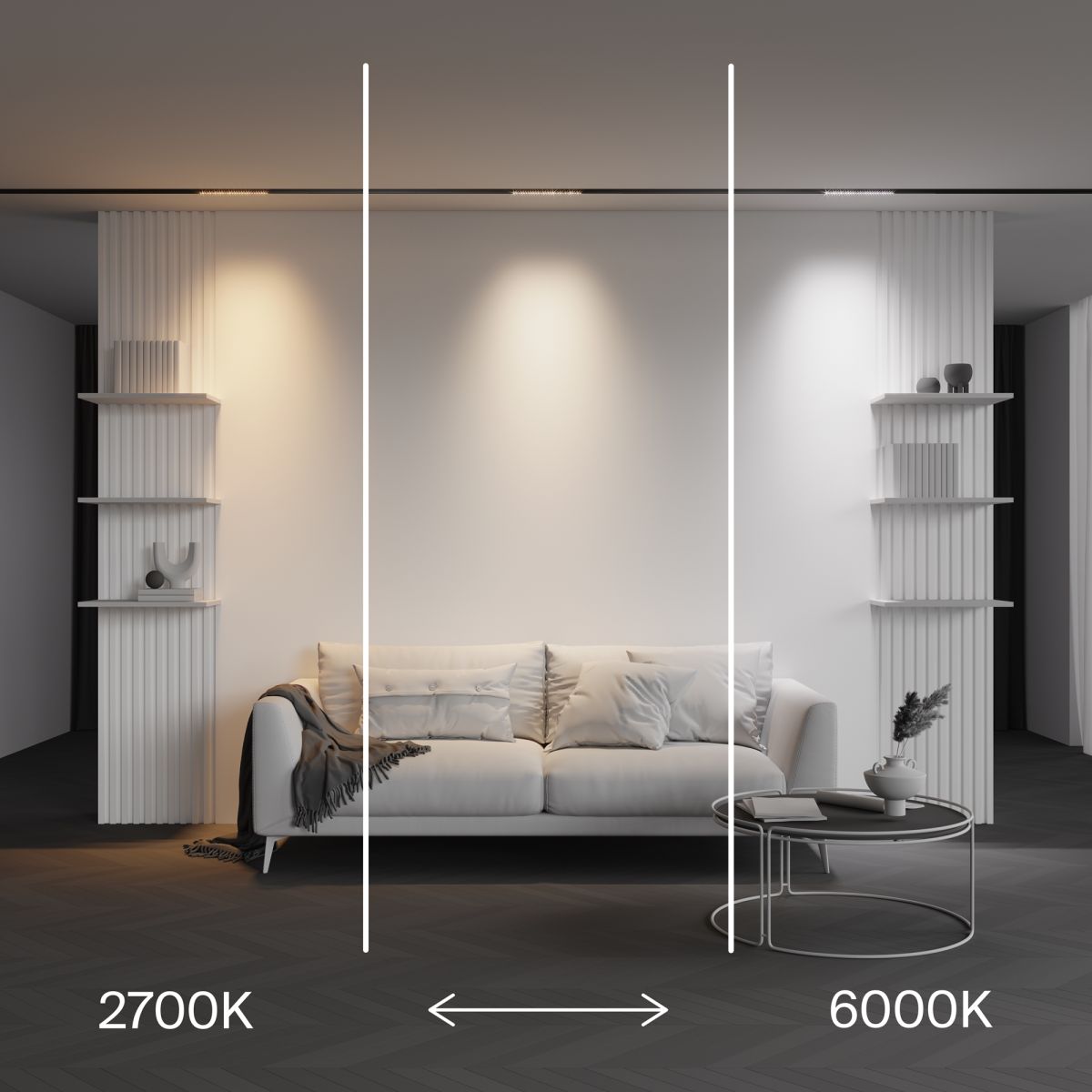 Трековый магнитный светильник Maytoni Technical Points Exility X TR241-4-6WTW-DD2-B