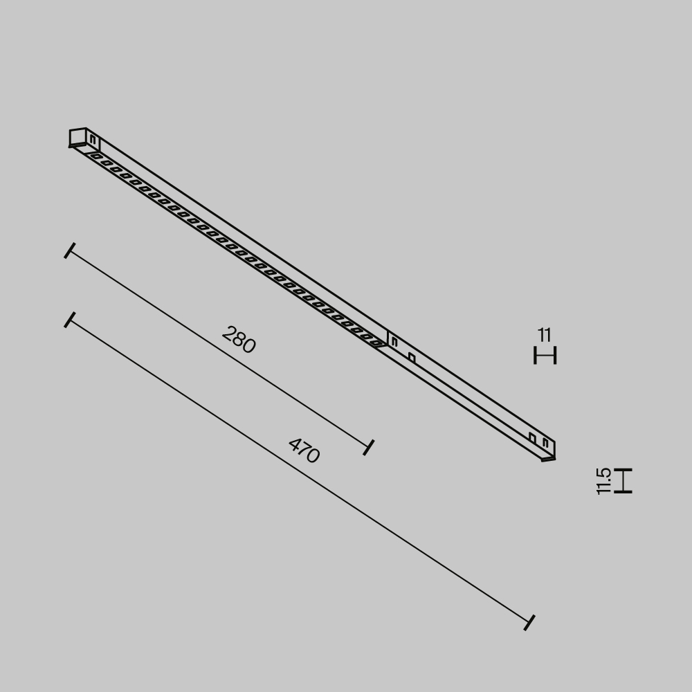 Трековый магнитный светильник Maytoni Technical Points Exility X TR241-4-6WTW-DD2-B