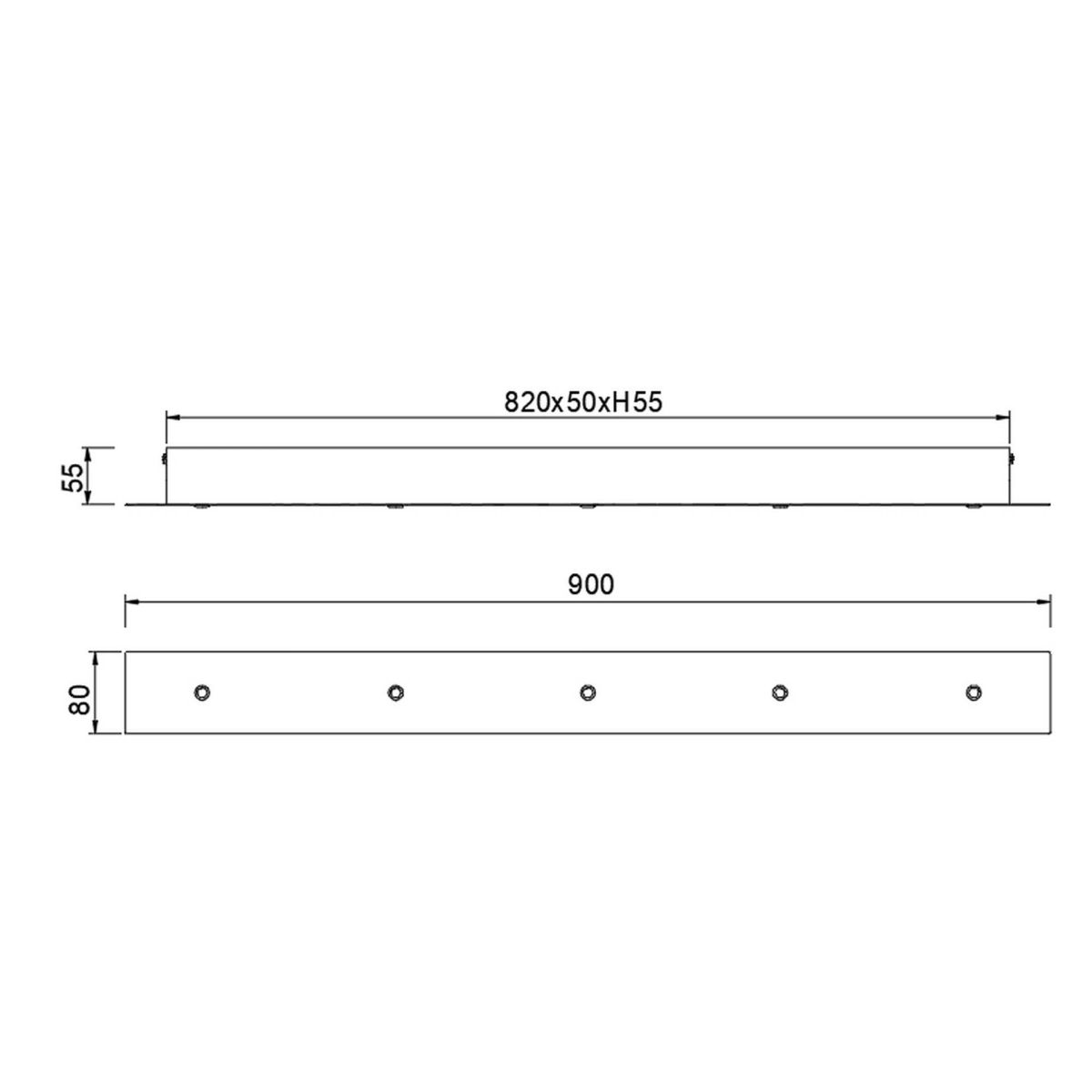 Основание потолочное 5L Mantra Modular Light Florones 9385