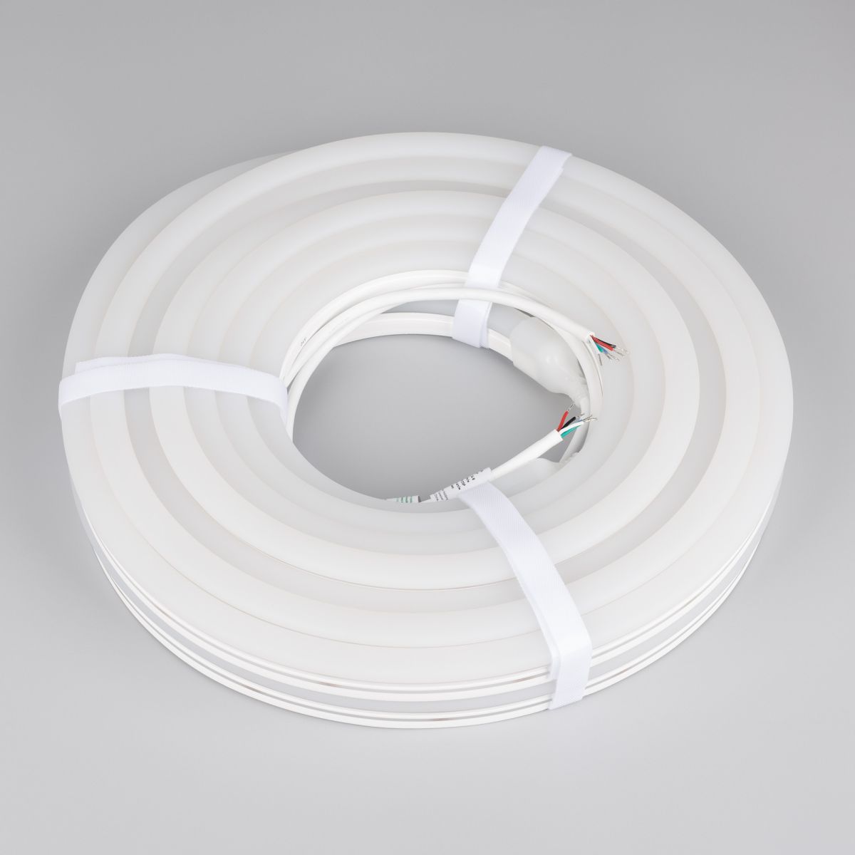 Светодиодная лента герметичная Arlight MOONLIGHT-PRO-SIDE-X336-12x24mm 24V RGBW-Day (12 W/m, IP68, 10m, wire x2) (Вывод прямой) 055329