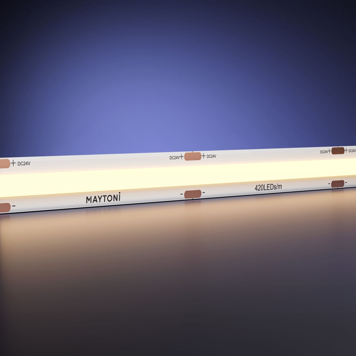 Светодиодная лента Maytoni Led Strip 24В COB 4,8Вт/м 3000К 15м IP 20 201294