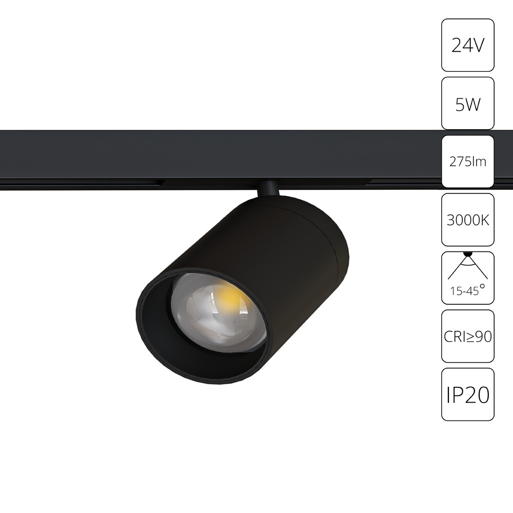Трековый магнитный светильник Arte Lamp Presto A6328PL-1BK