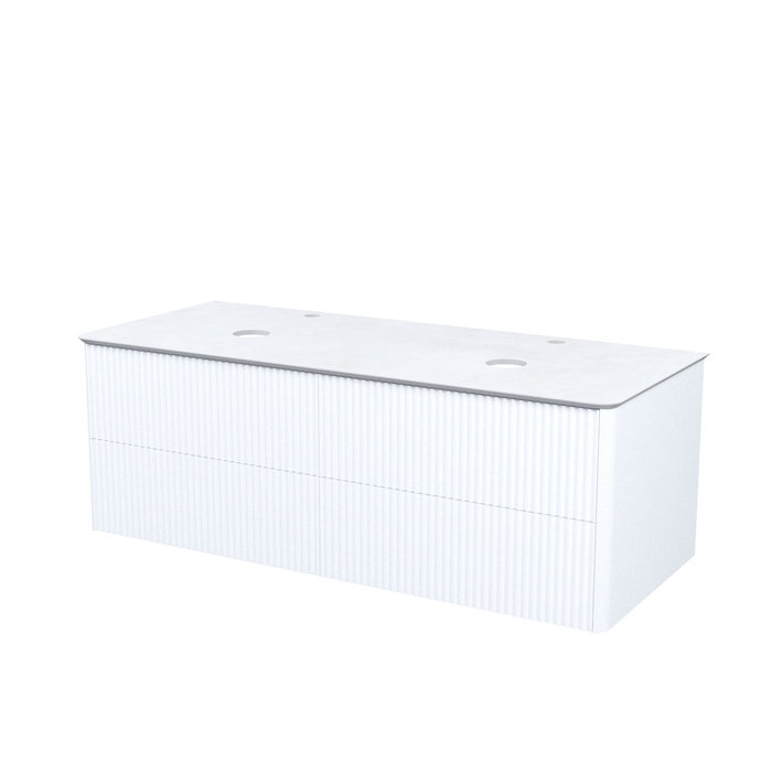 Тумба подвесная, со столешницей, 120 см, белый, Эйгер (Aiger), IDDIS, AIG12W0i95K