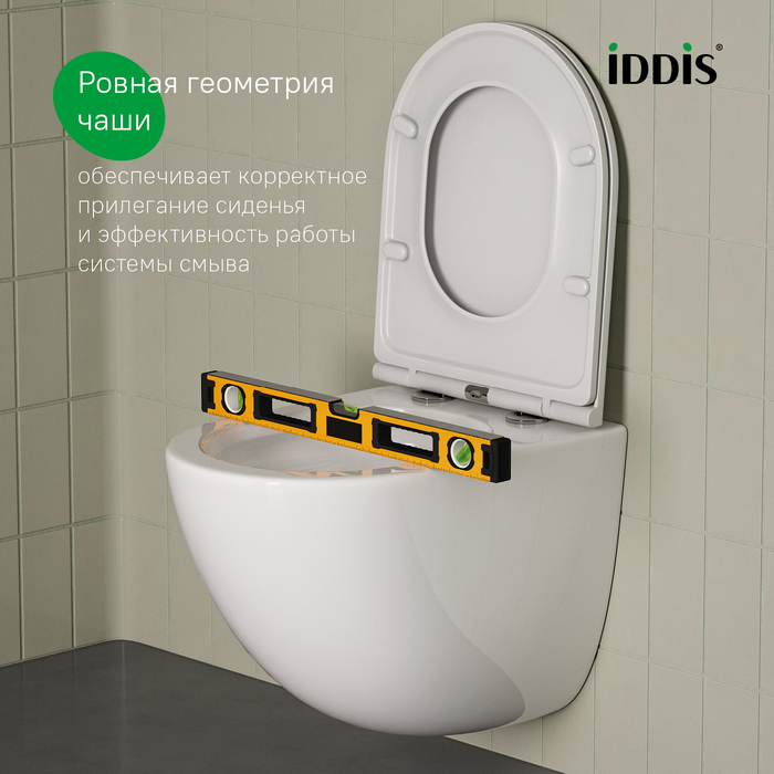 Унитаз подвесной безободковый, Аксес (Axes), IDDIS, AXERDSEi25