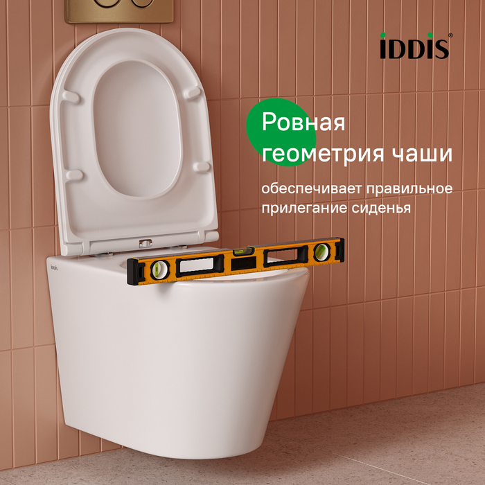 CAQRDSEi25, Унитаз подвесной безободковый c системой смыва Торнадо, Калипсо Кью (Calipso Q), ID