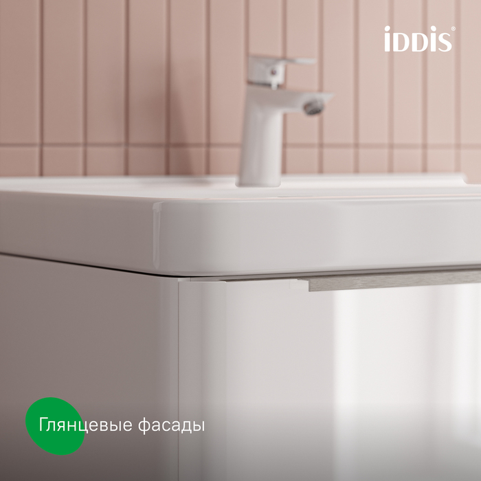 Тумба с умывальником, подвесная, 80 см, белый, Клауд Икс (Cloud X), IDDIS, CLX80W0i95K подходит умыв. 0178000i28
