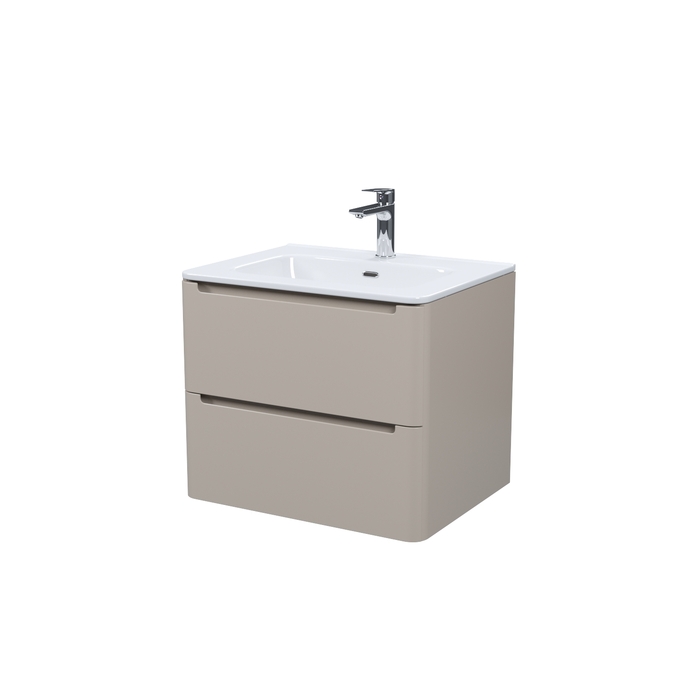 Тумба с умывальником, подвесная, 60 см, капучино, Эдифис (Edifice), IDDIS, EDI60C0i95K подходит умыв. 0106000i28
