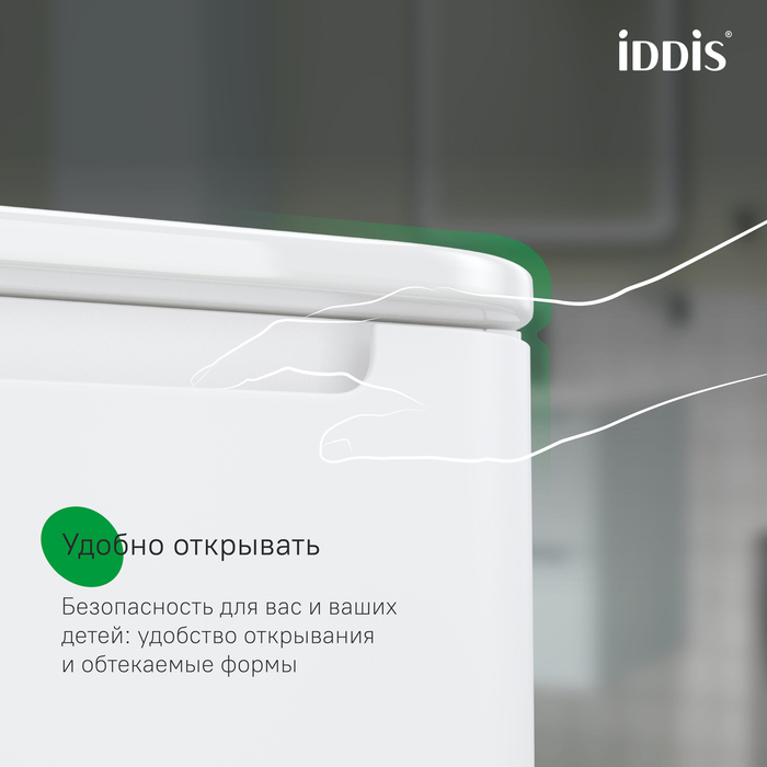Тумба с умывальником, подвесная, 80 см, белая, Эдифис (Edifice), IDDIS, EDI80W0i95K