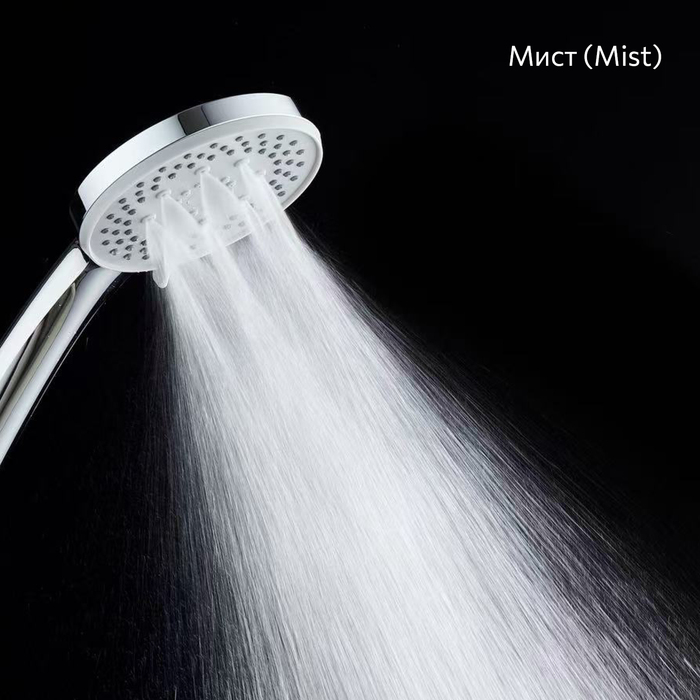 Лейка для душа, 5F, хром глянцевый, Эссеншл (Essential), Milardo, ESS5F10M18